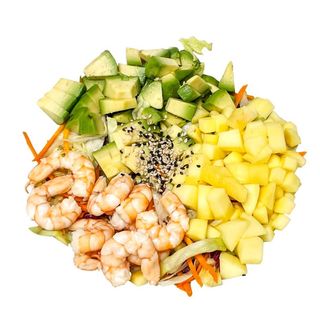 15 Insalata gamberi e mango