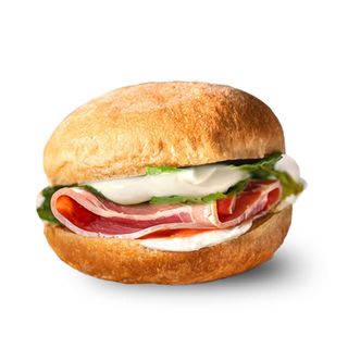 Crudo, fior di latte, insalata & mayo