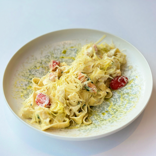 Паста с семгой