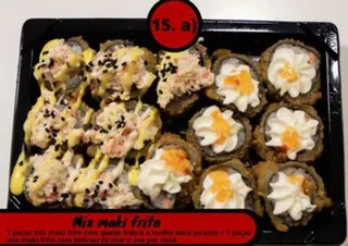 15. a Mix Maki Frito (14 peças)