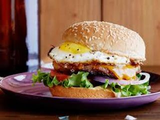 Eggs burger