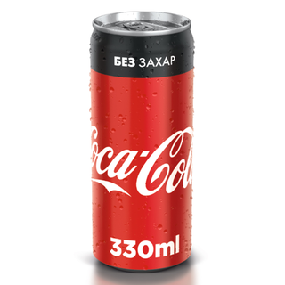 Coca Cola без захар (330мл)