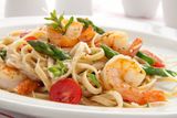 PASTA POUTARGUE ET GAMBAS