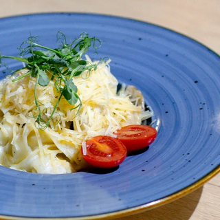 Феттучини с курицей и грибами