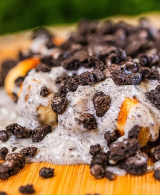 Waffle com Creme de Oreo