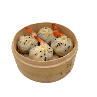 Mini bao  Gamberi griglia - 4 pezzi 煎虾