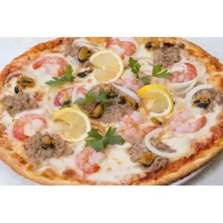 Pizza Fruti Di Mare (Pequeña)