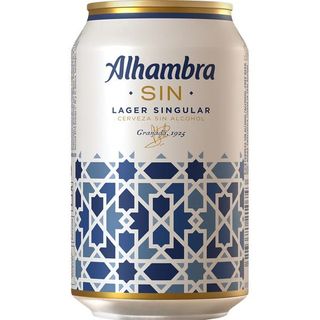 Cerveza sin alcohol Alhambra 33 cl lata