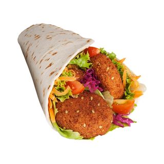 Falafel En Pan Rollo