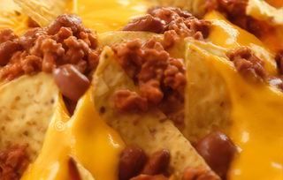 Nachos Con Queso Y Carne