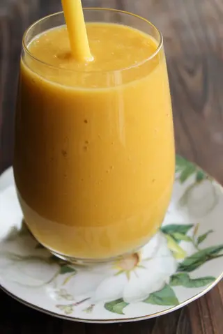 jus mangue à l'orange