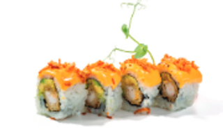 351. Uramaki de Tempura y Formaggio (4 Pzs.)