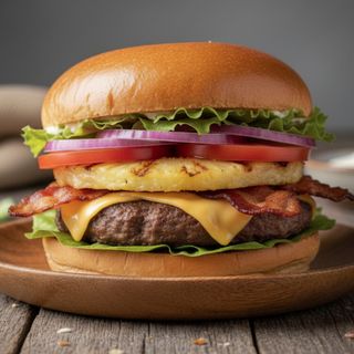 Hamburguesa hawaiana