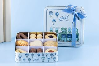 Scatola regalo con biscotti assortiti da 300 g