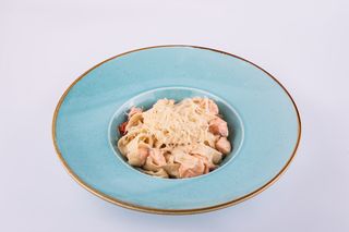 Паста с семгой