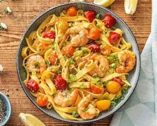 Shrimps tagliatelle