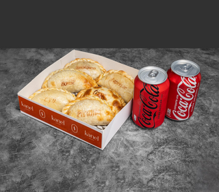 PACK 6 Empanadas + 2 refrescos