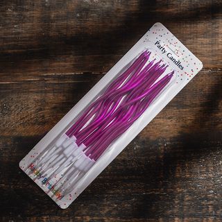  სანთელი გრეხილი (იასამნისფერი)