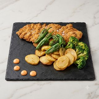 Escalope de ternera a la milanesa