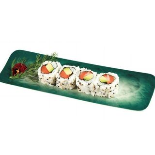 50. Uramaki de salmón y aguacate (4 pzs.)