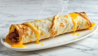 Палачинка с Кренвирш и кашкавал