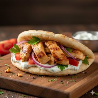 Малък Пилешки гирос  (300г)