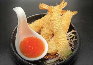 45-Tempura di gamberi con kataifi - 4 pezzi