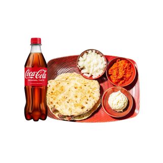 Desetka u cijelom somunu + Coca-Cola 0.5l