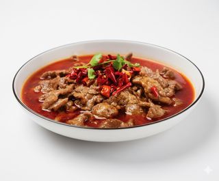 Bœuf Bouilli Épicé À La Façon Sichuan