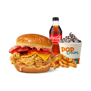 Menú Completo Creamy Chicken Sandwich 