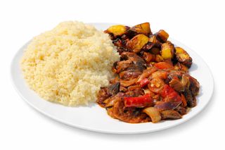 Attiéké & Demi-Poulet Sauté