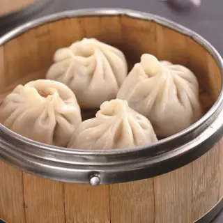 Mini baozi di maiale al vapore - 4 pezzi