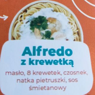 Alfredo z  krewetkami 8 sztuk - NOWOŚĆ