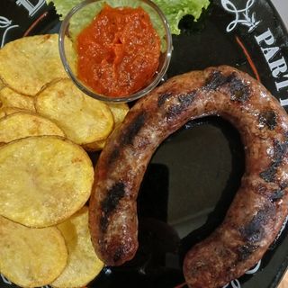 Домашен суджук на гребен с домашен чипс (300г)