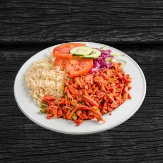 Pollo Con Arroz Y Ensalada