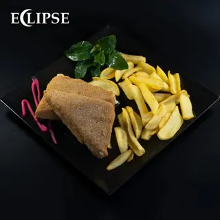 Cascaval pane cu cartofi prajiti