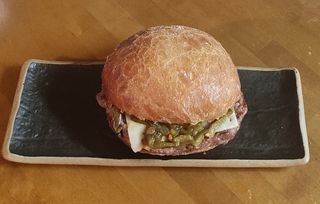 Hamburguesa Formatge, Pebrot Verd