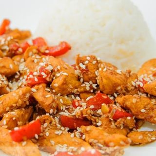 Курица в кунжуте 