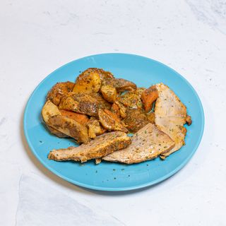 Kotlet na žaru s kupus flekicama