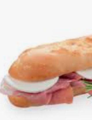 Panino prosciutto e mozzarella