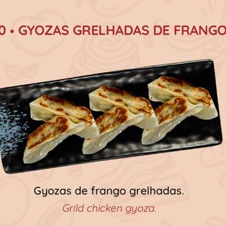 Gyozas Grelhadas de Frango