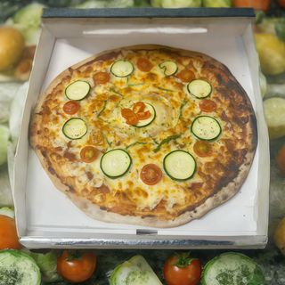 Pizza De L'Hort (33 Cm.)