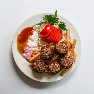 Meniu falafel (vegetarian)