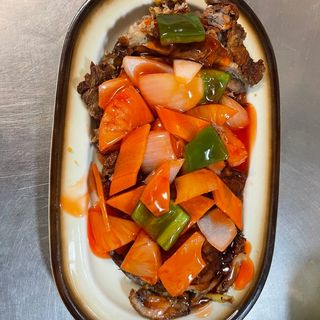 Pato Asado Con Piña En Salsa Agridulce