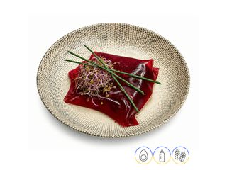 Arenque bajo abrigo de terciopelo rojo (300g)