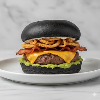 Hamburguesa Black Panther