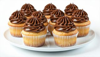 Deliziosi cupcake di pan di Spagna alla Nutella