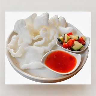 Prawn cracker salata