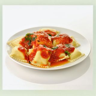 Равиоли с курицей и шпинатом/ Ravioli cu pui si spanac