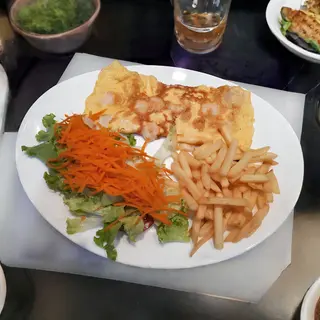 Omelete de Camarão